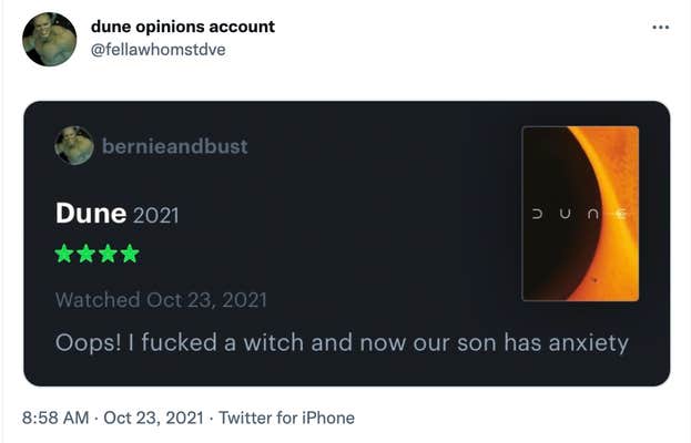 dune letterboxd fucked a witch and now our son has anxiety