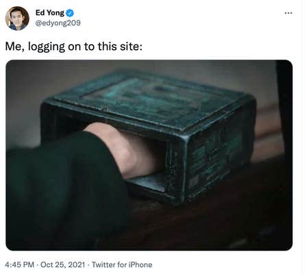 Dune meme: Me logging on to Twitter.