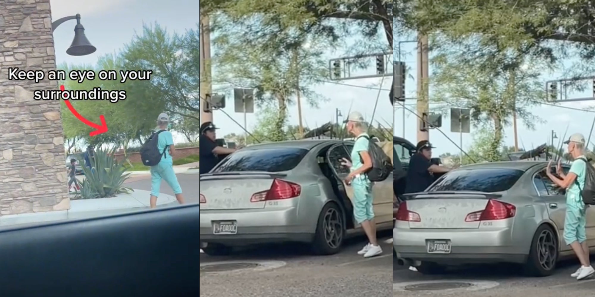 TikTok Creepy Car Woman