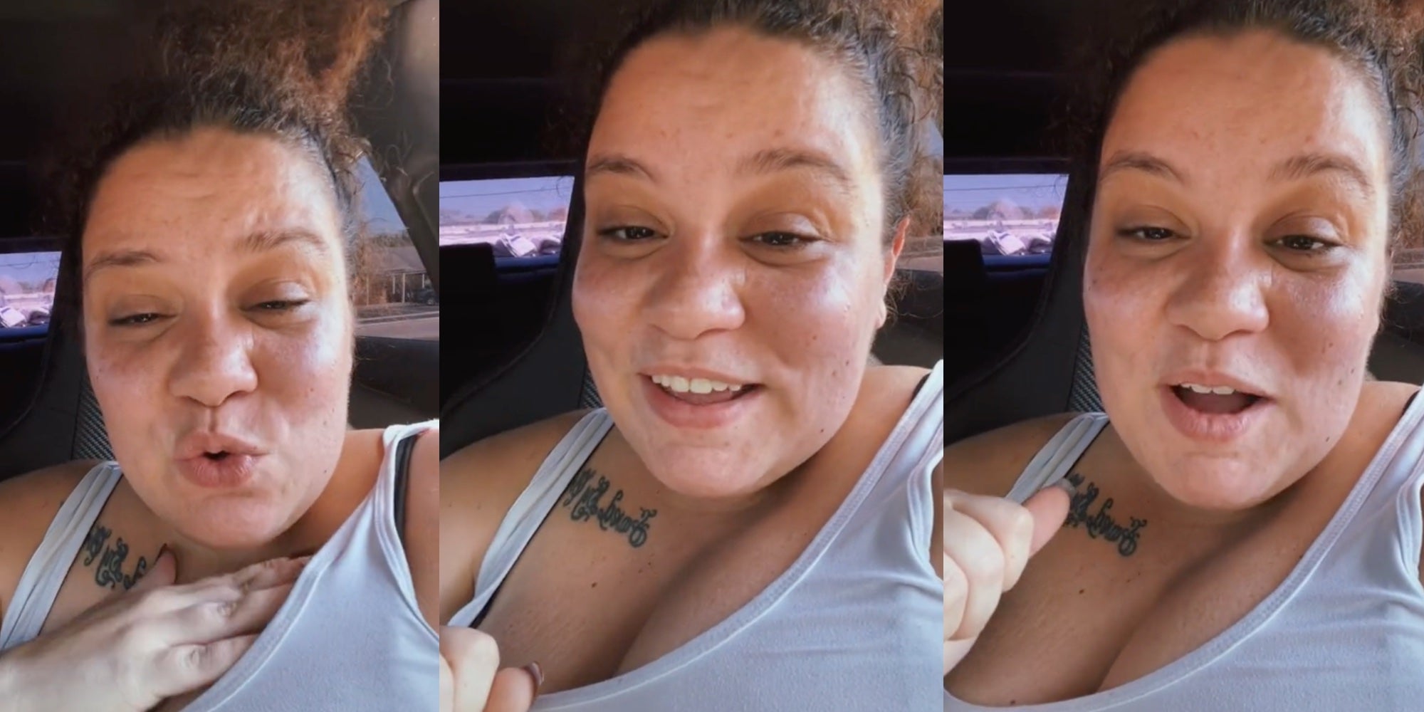 mom explaining her daughter was written up by a bus driver despite not going to school that day