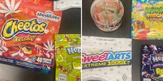Snack food brands made into cannabis edibles - Cheetos, Nerds, Sweetarts, Stoner Patch dummies