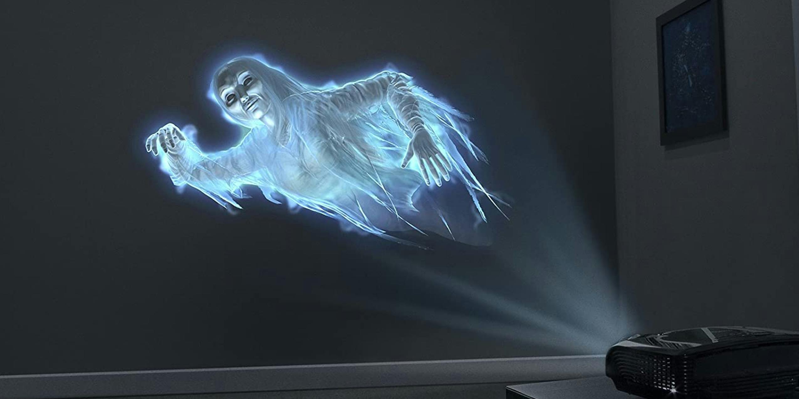 phantasm AtmosFX DVD projected onto white wall