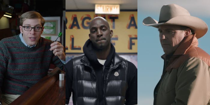A showcase of what's new on Sling TV November 2021 including a Kevin Garnet Documentary and 'Yellowstone.'