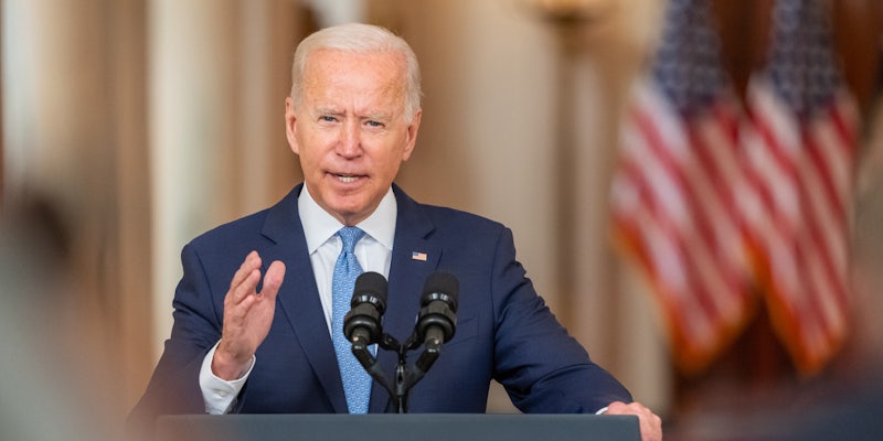 President Joe Biden signed an infrastructure bill on Monday that contained $65 billion for broadband.