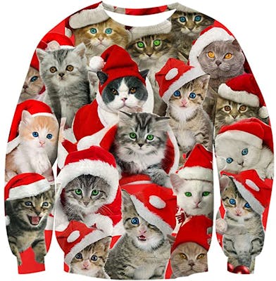 Kitten christmas sweater