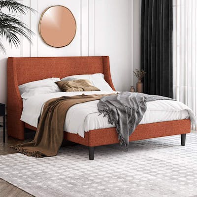 Upholstered platform bed for the best black friday furniture deals 