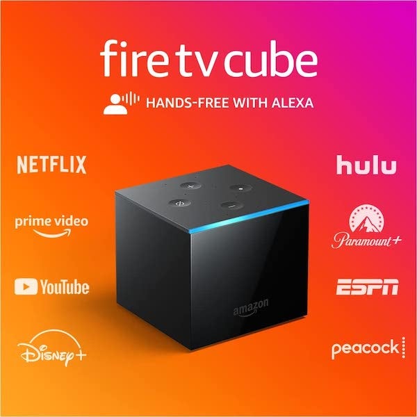 Fire TV cube advertisement
