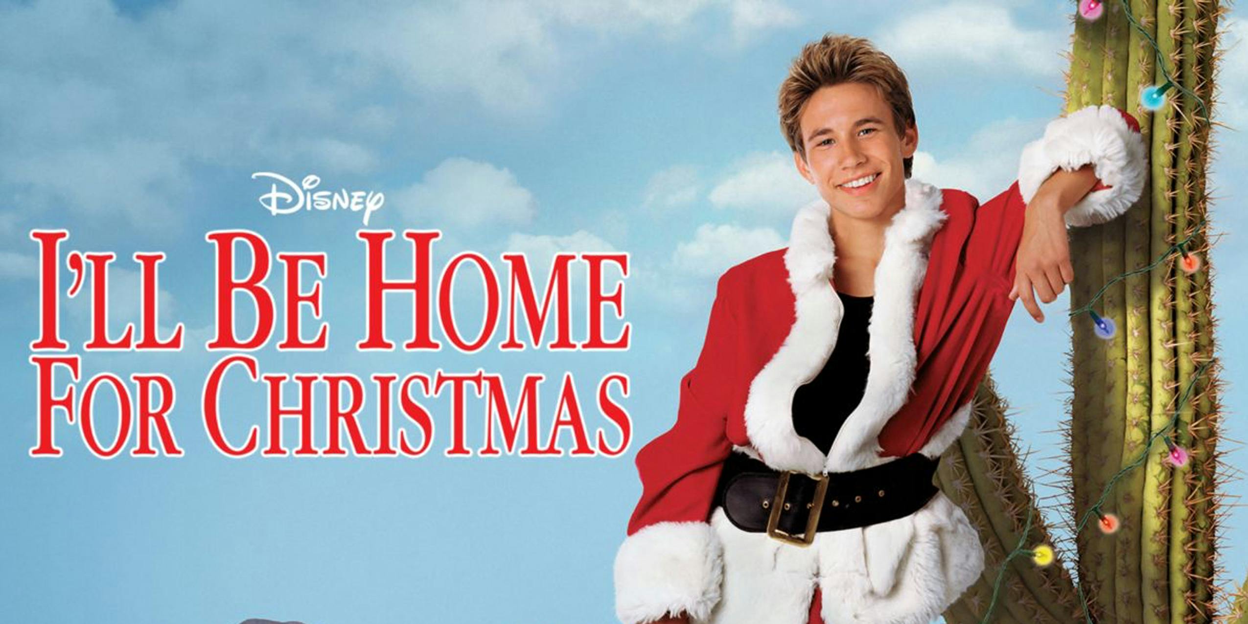 I'll be Home for Christmas movie poster featuring Jonathan Taylor Thomas.