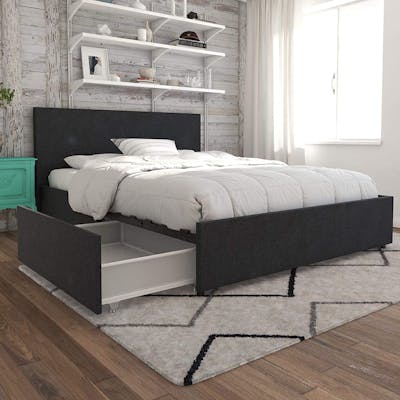 Pull out storage bed