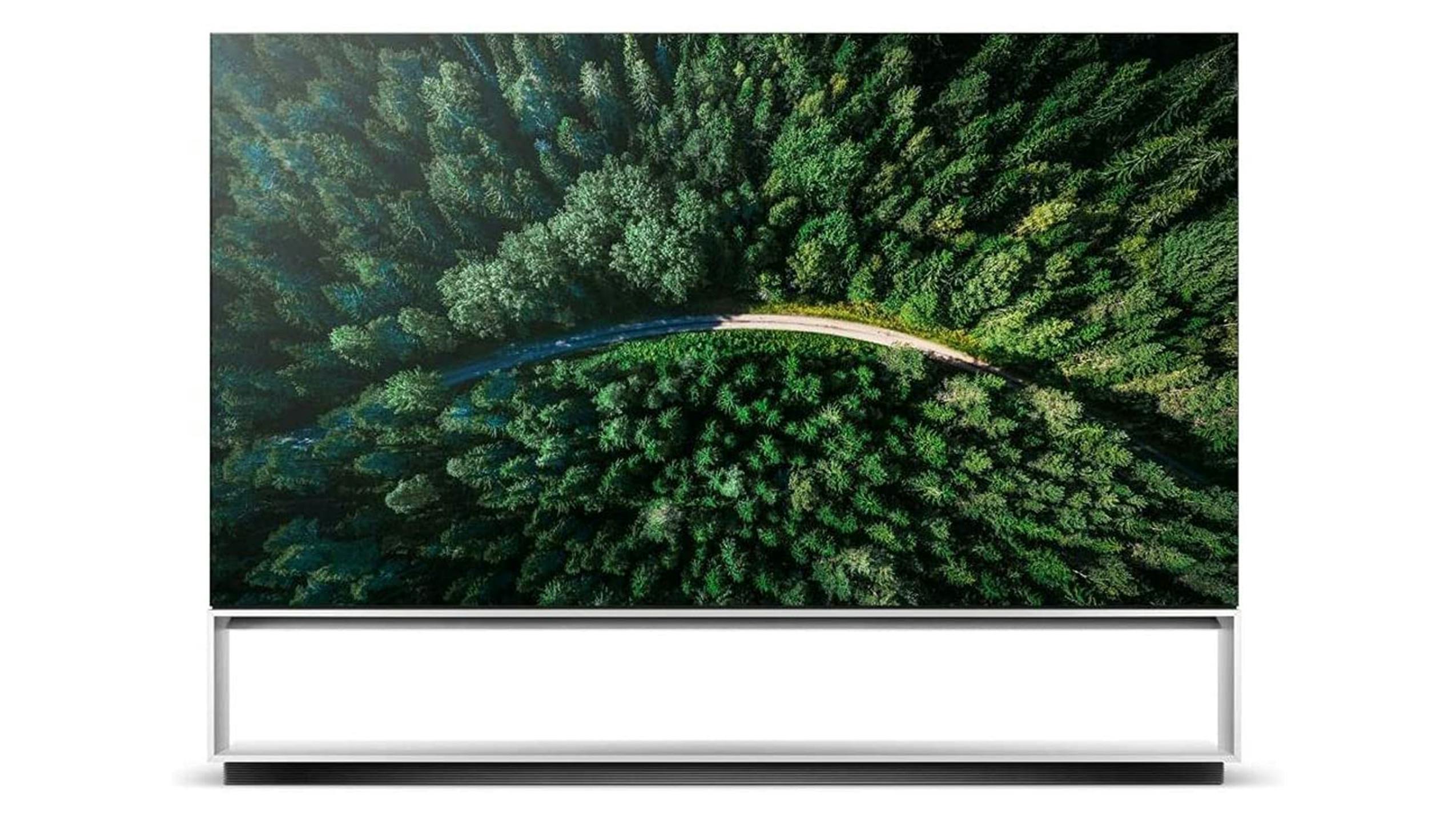 LG Signature OLED TV front facing product image.