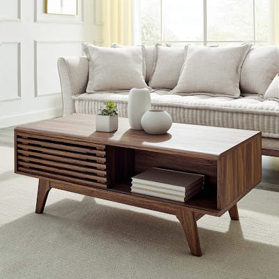 Wooden modern coffee table