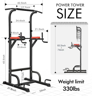 Power Tower Workout Pull Up Bar for best home gym equipment 