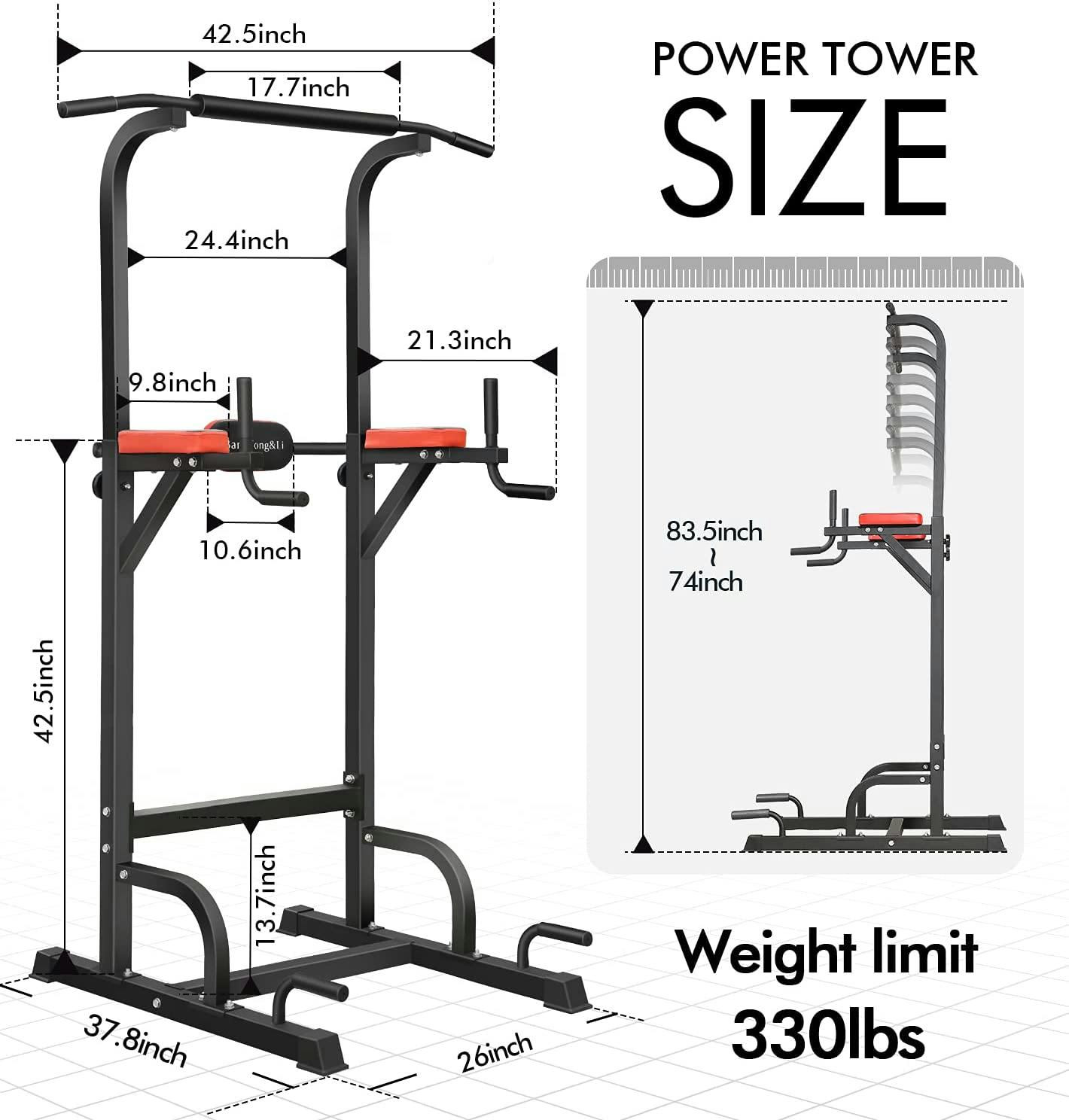 Power Tower Workout Pull Up Bar