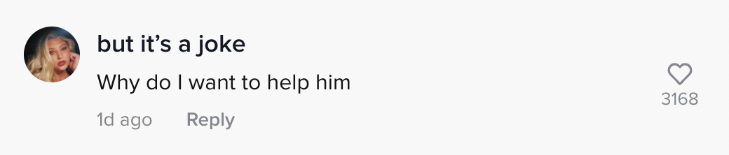 comment about helping toilet rat