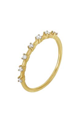 Delicate multi-diamond ring for best black friday jewelry deals