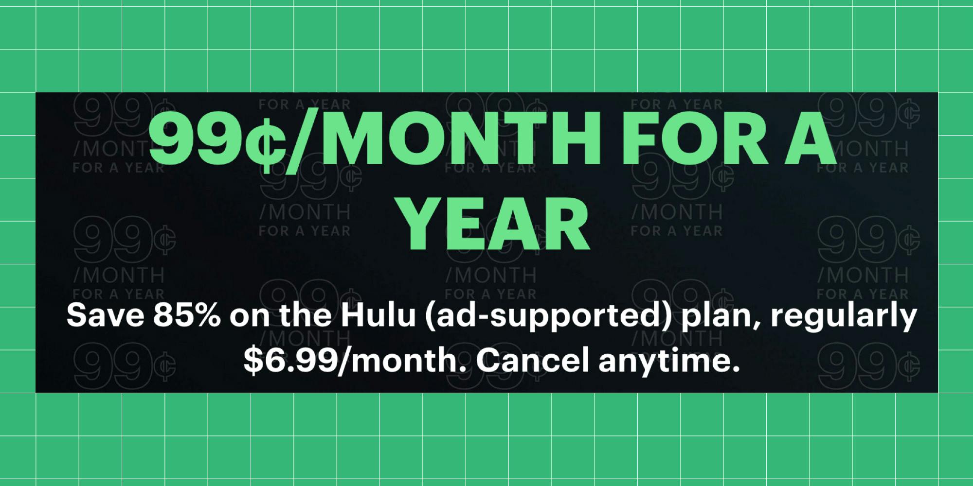 hulu black friday deal