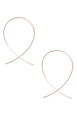 Simple gold small hoop earrings