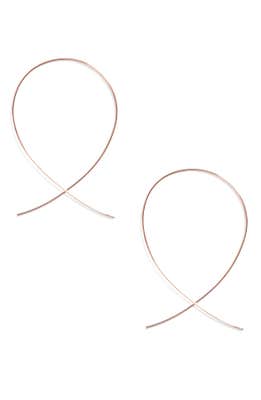 Simple gold small hoop earrings