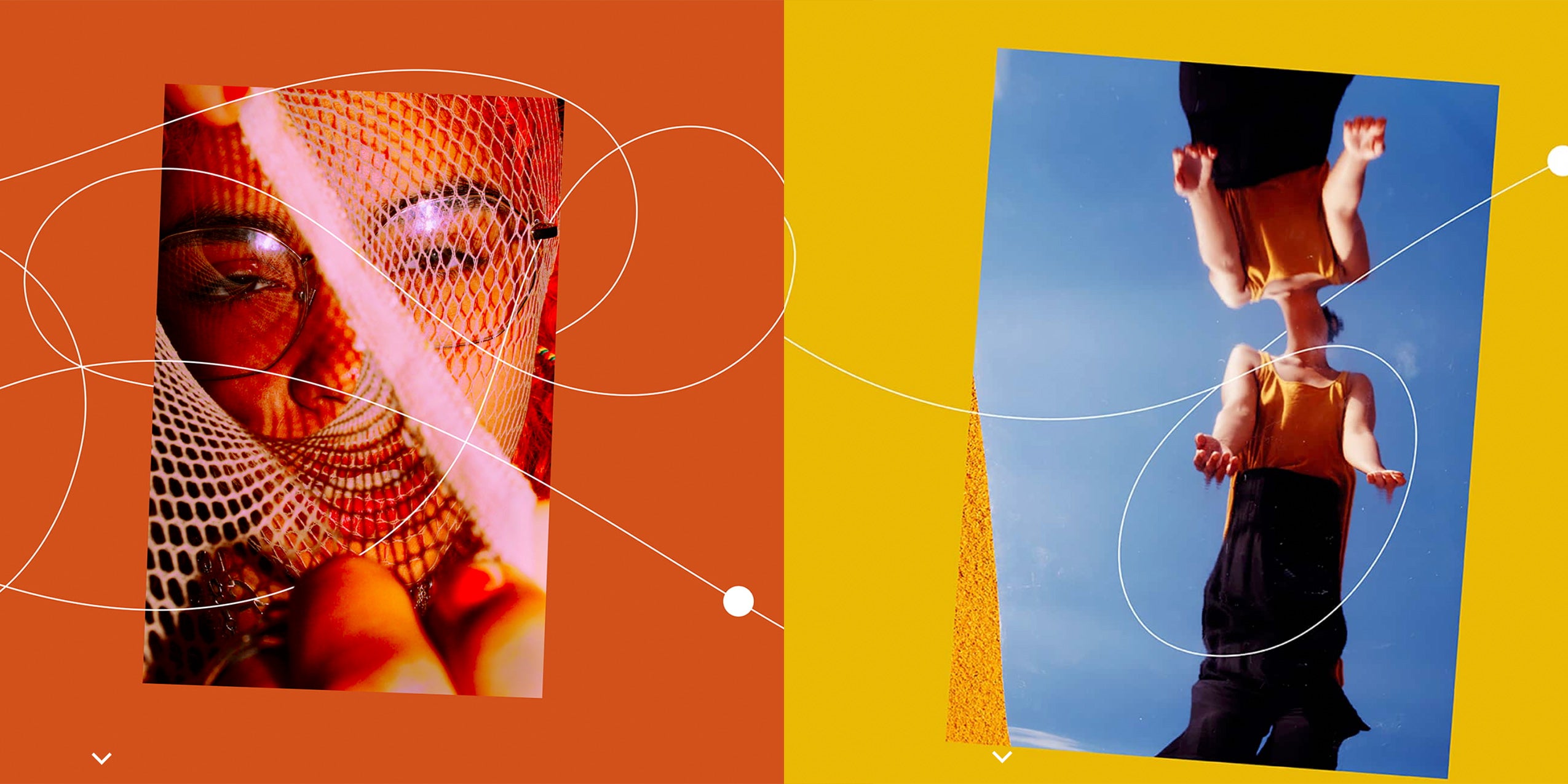 VSCO music application feature images.
