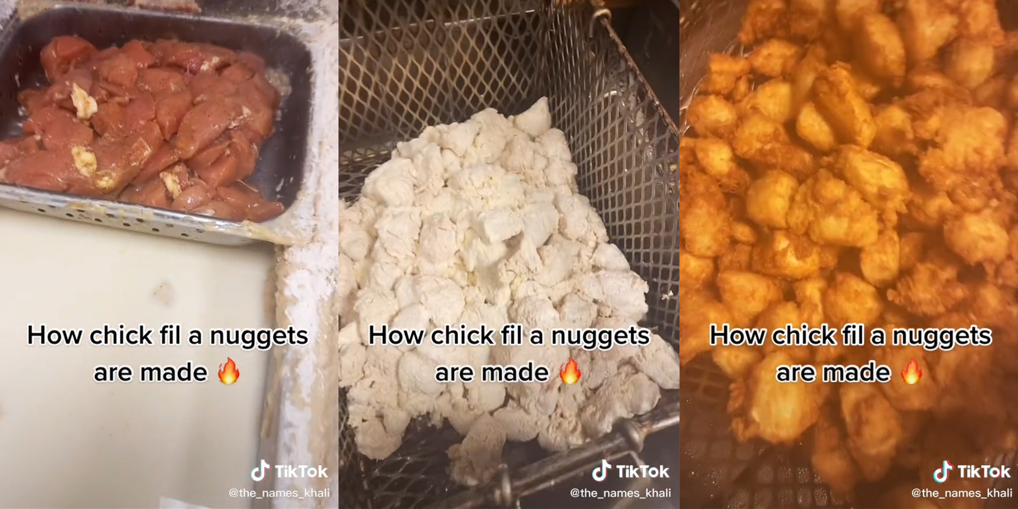 Chick-fil-A Worker Prepares Chicken Nuggets In Viral TikTok