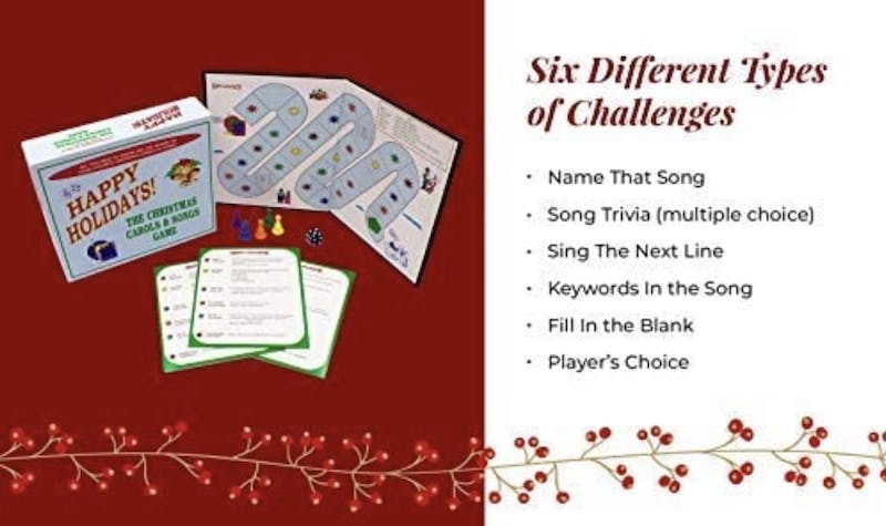 happy holidays the christmas carols and songs game