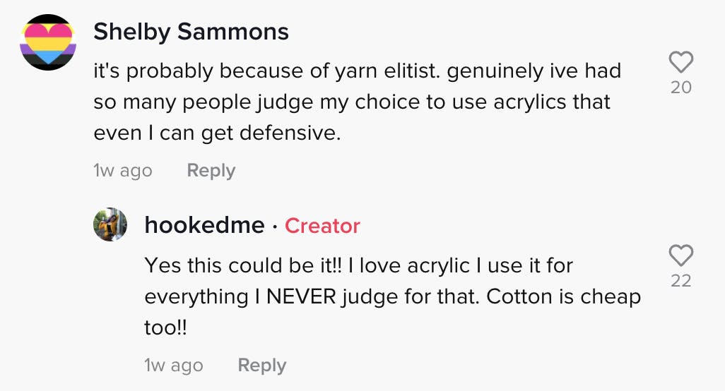 Crochet TikTokers are fighting misinformation about acrylic potholders