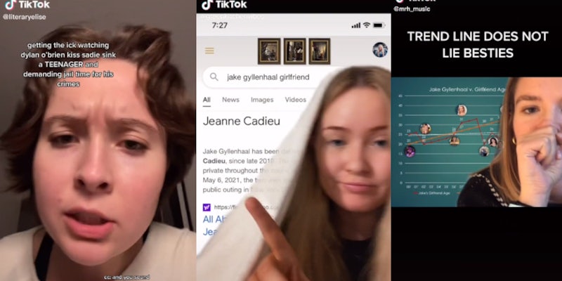 TikToker recount their relationships with older men amid Jake Gyllenhaal and Taylor Swift news