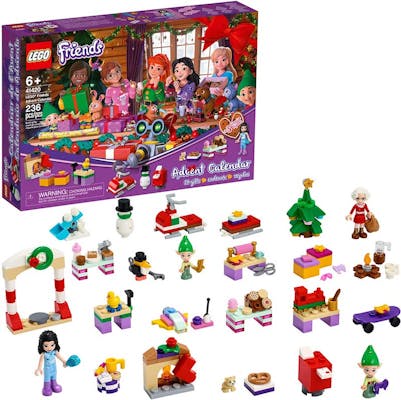 lego friends advent calendar with mrs claus
