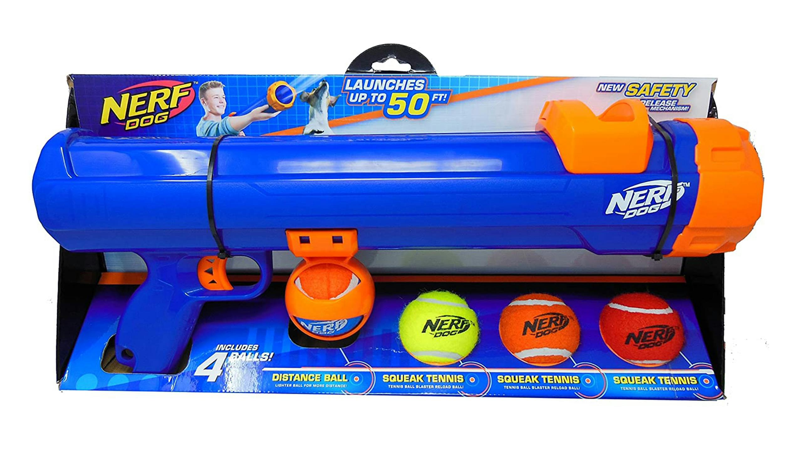 Nerf Dog ball gun product image.