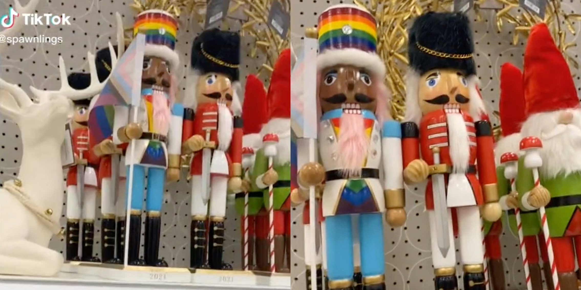 Target's Brown Nutcracker With Pride Flag Sparks Debate in Viral TikTok