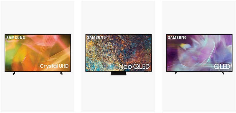 best black friday electronics and tv deals - samsung 85inch 65inch and 60inch QLED TVs