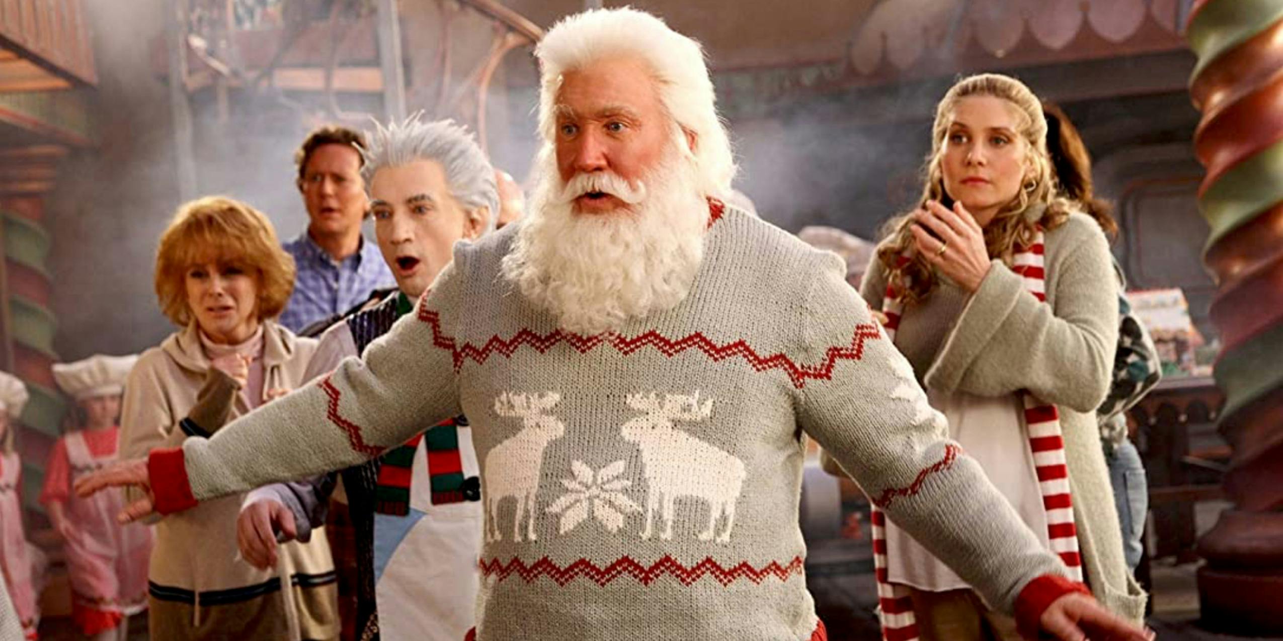 Tim Allen as Santa Claus in the Santa Clause 3.
