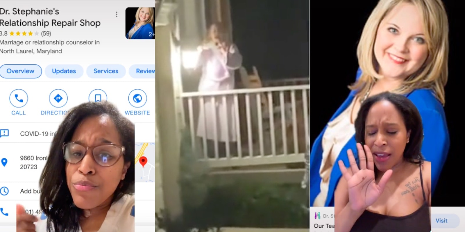 Woman in video exposing her racist Karen neighbor