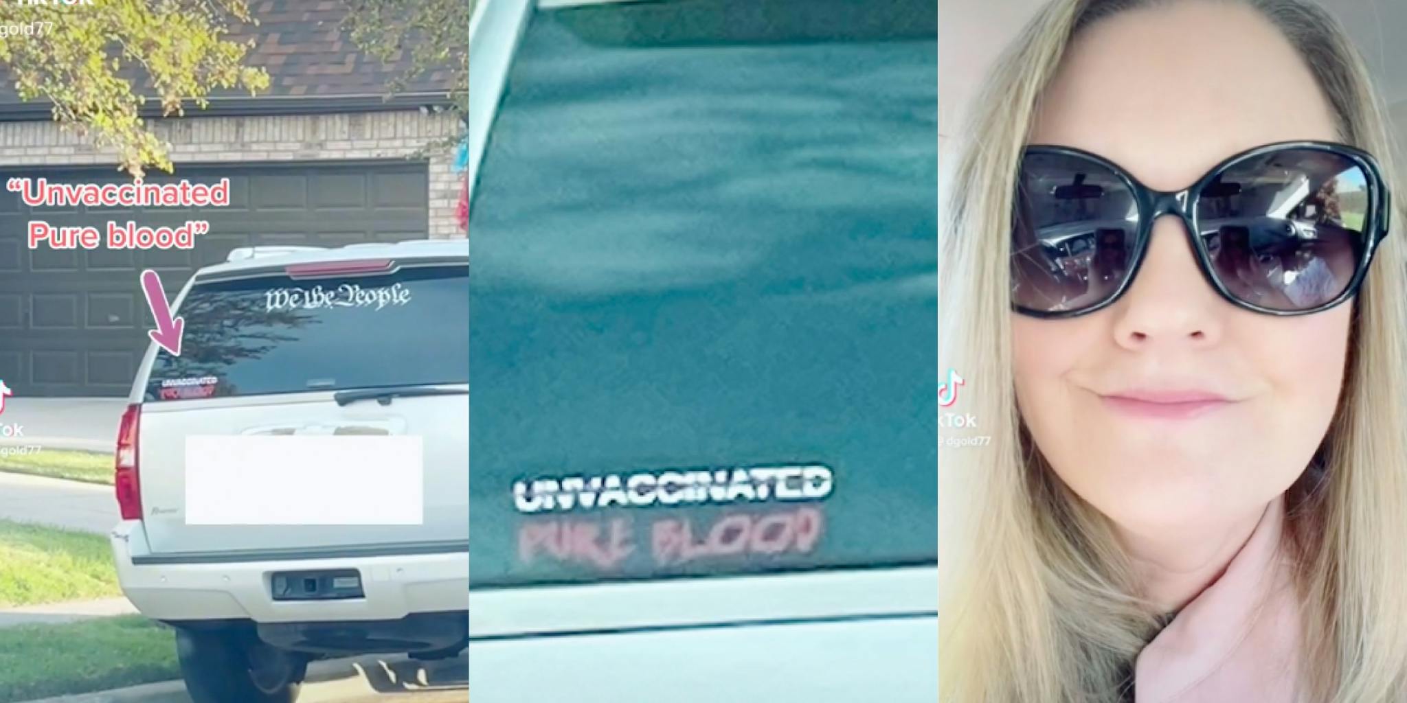 ‘At least they come with warning labels now’: TikToker spots ‘unvaccinated pure blood’ bumper sticker