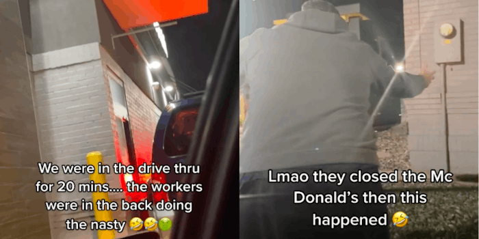McDonalds customers not able to get food from drive thru
