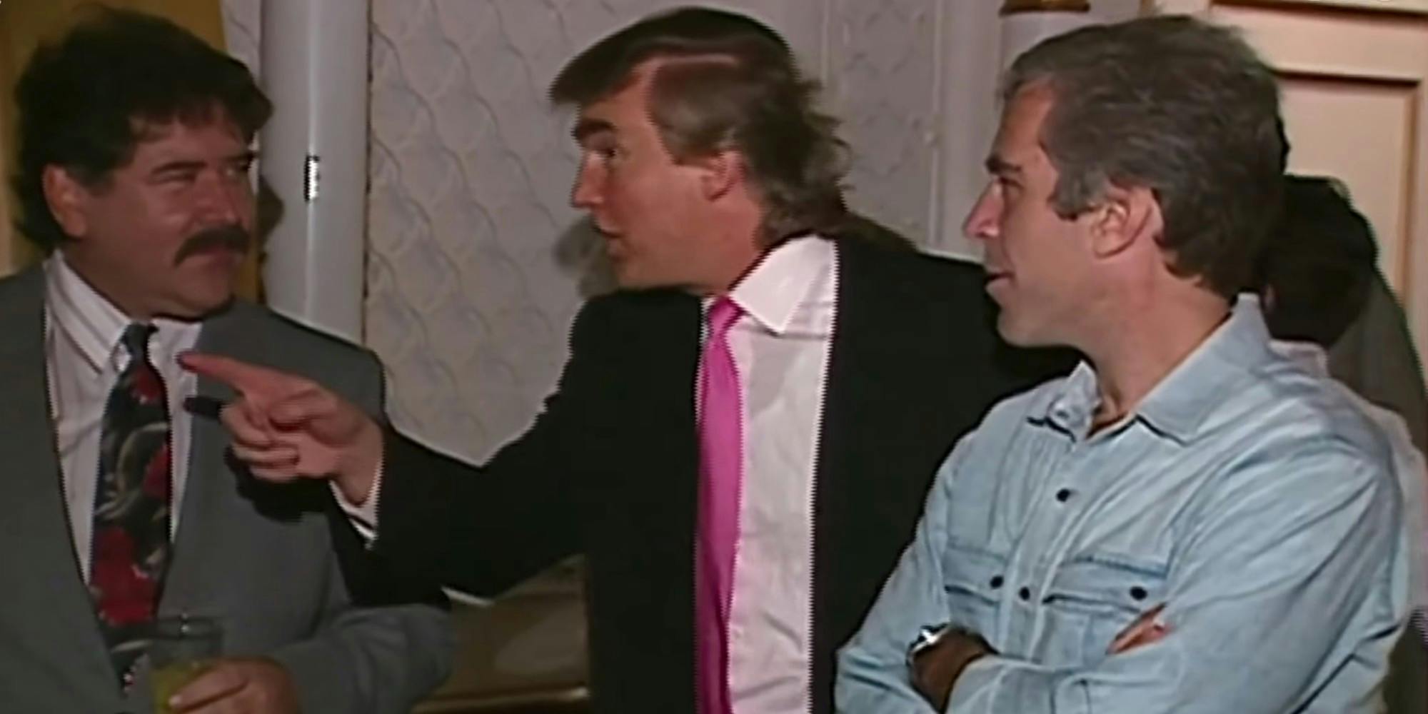 Donald Trump and Jeffrey Epstein