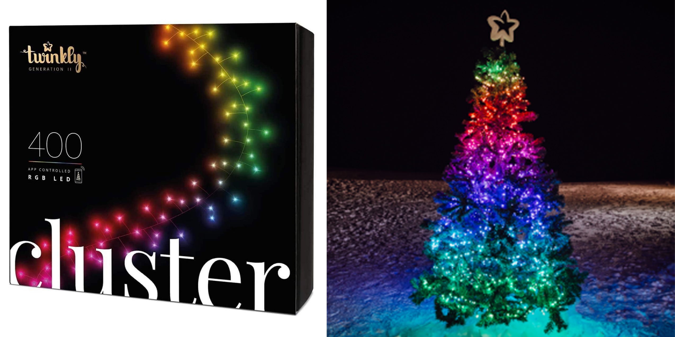 twinkly christmas tree lights 400