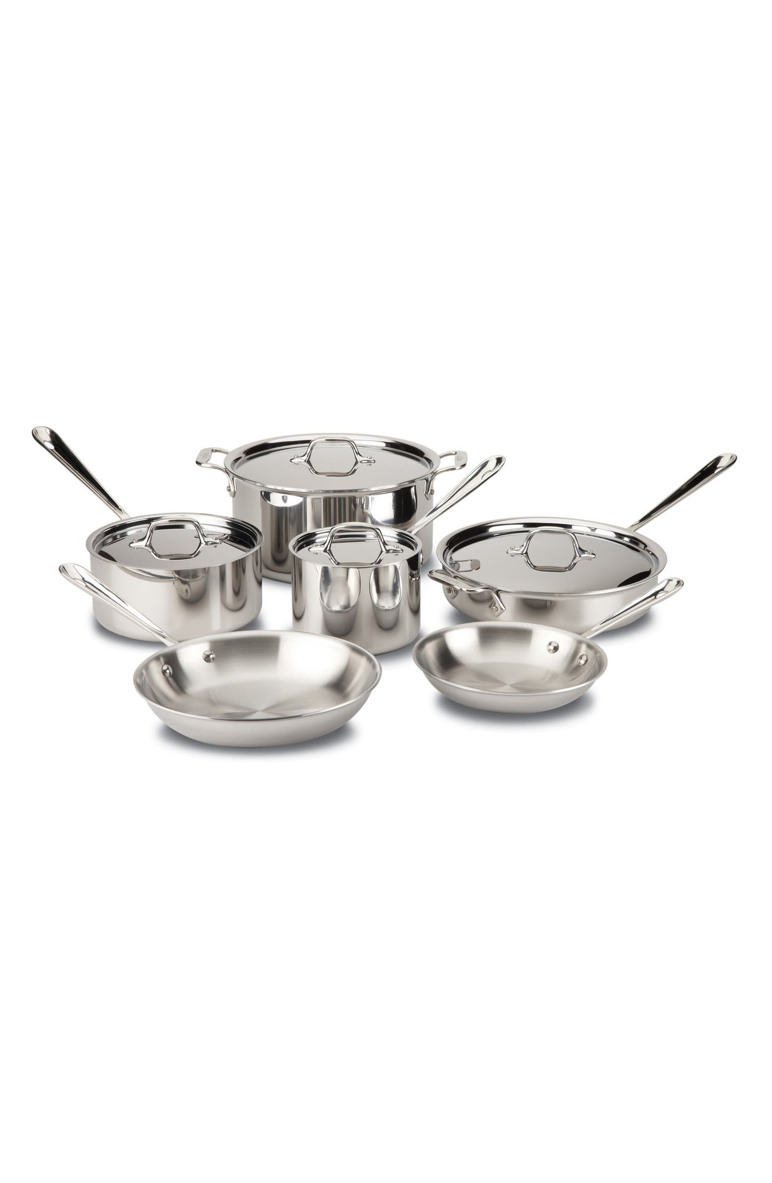 Stainless steel cookware set