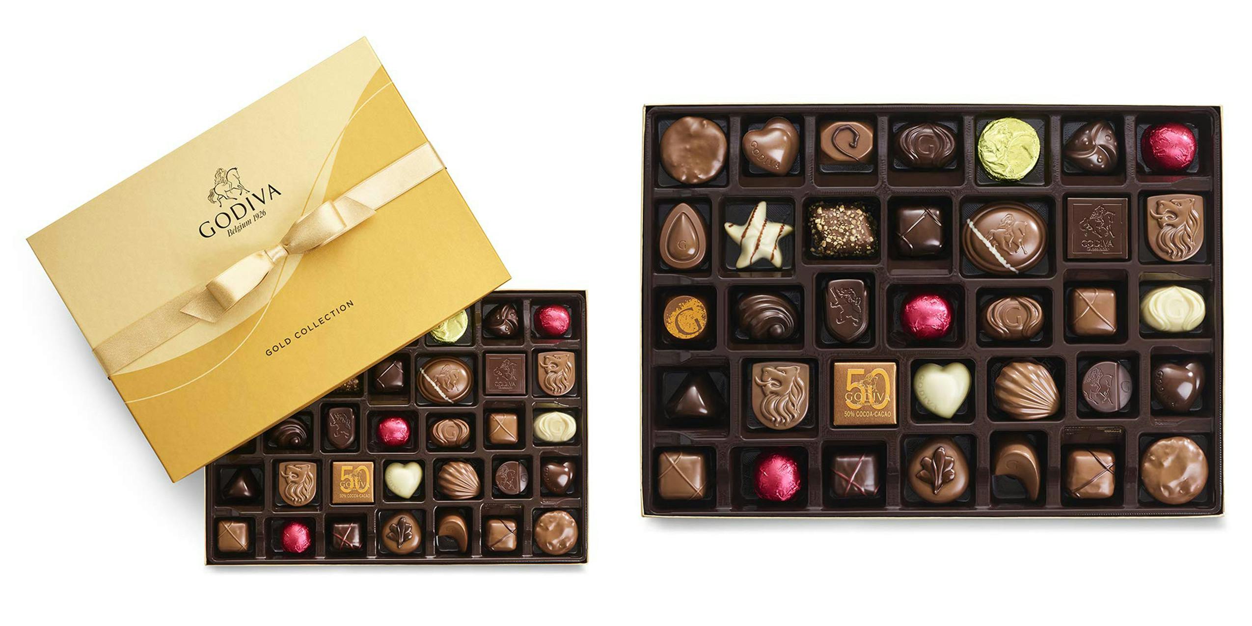 A Godiva Chocolate Box filled with 190 different luxury chocolates.