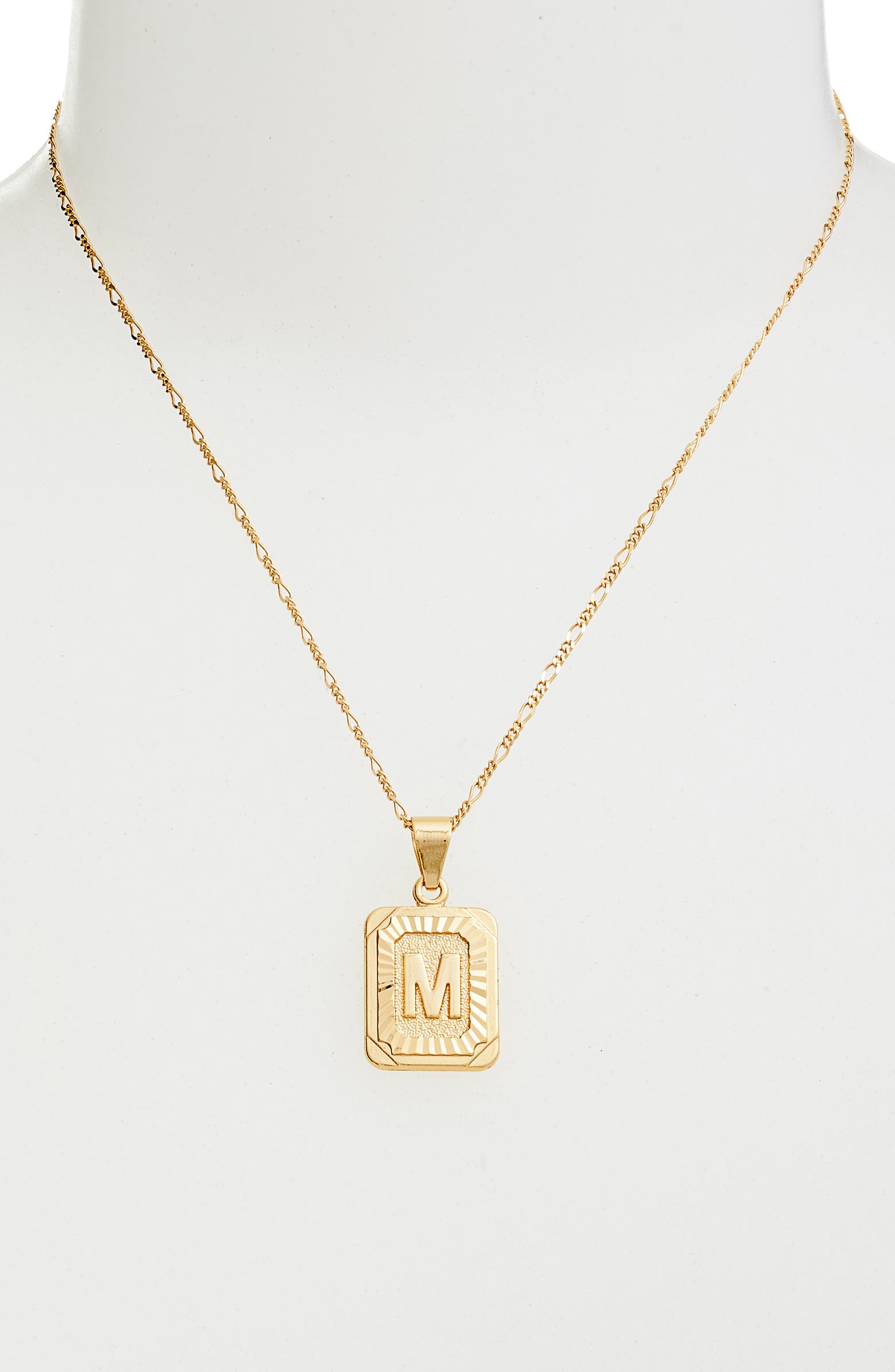 Initial Pendant Necklace