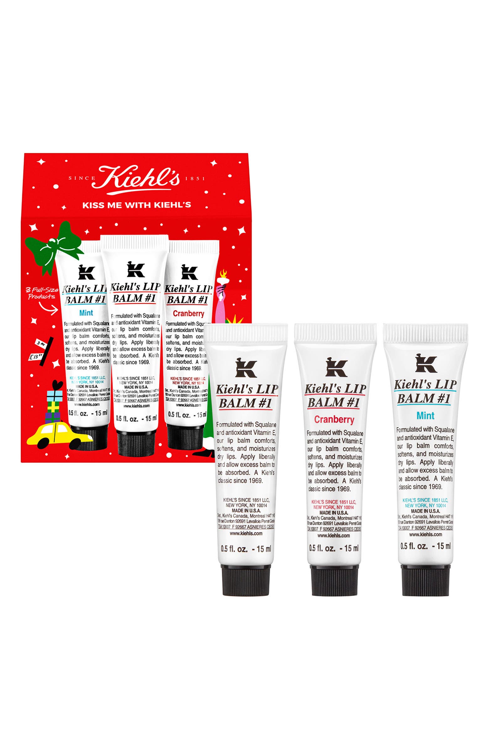 Kiehls Lip Balm Set