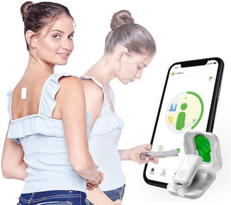 posture trainer with app controls
