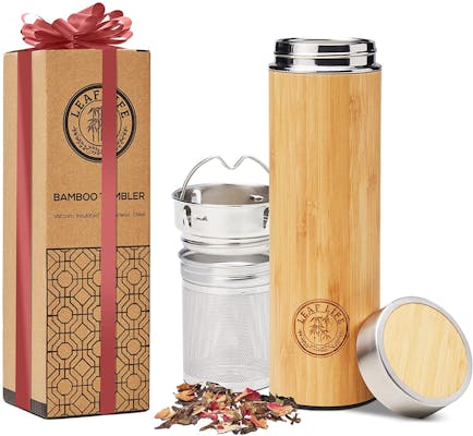 The best eco-friendly gift Bamboo Tumbler thermos bottle