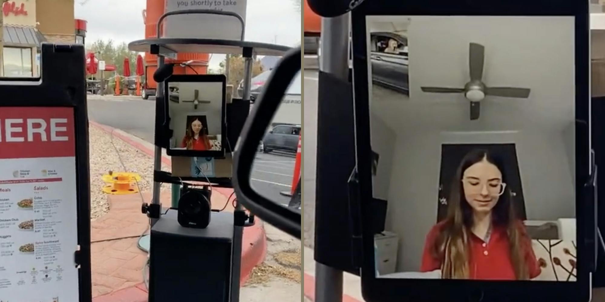 Chick Fil A Drive Thru Cashier Working Remotely Sparks Debate On Tiktok 