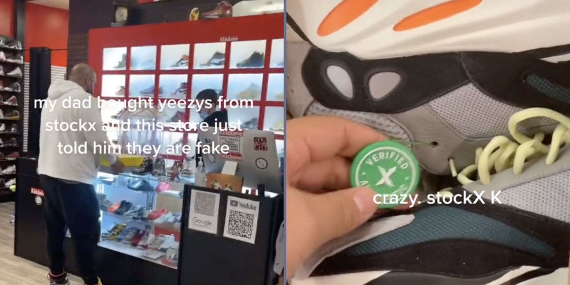 Fake on sale yeezy factory