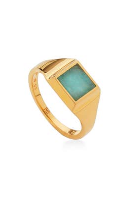 Signature Vermeil Signet Ring
