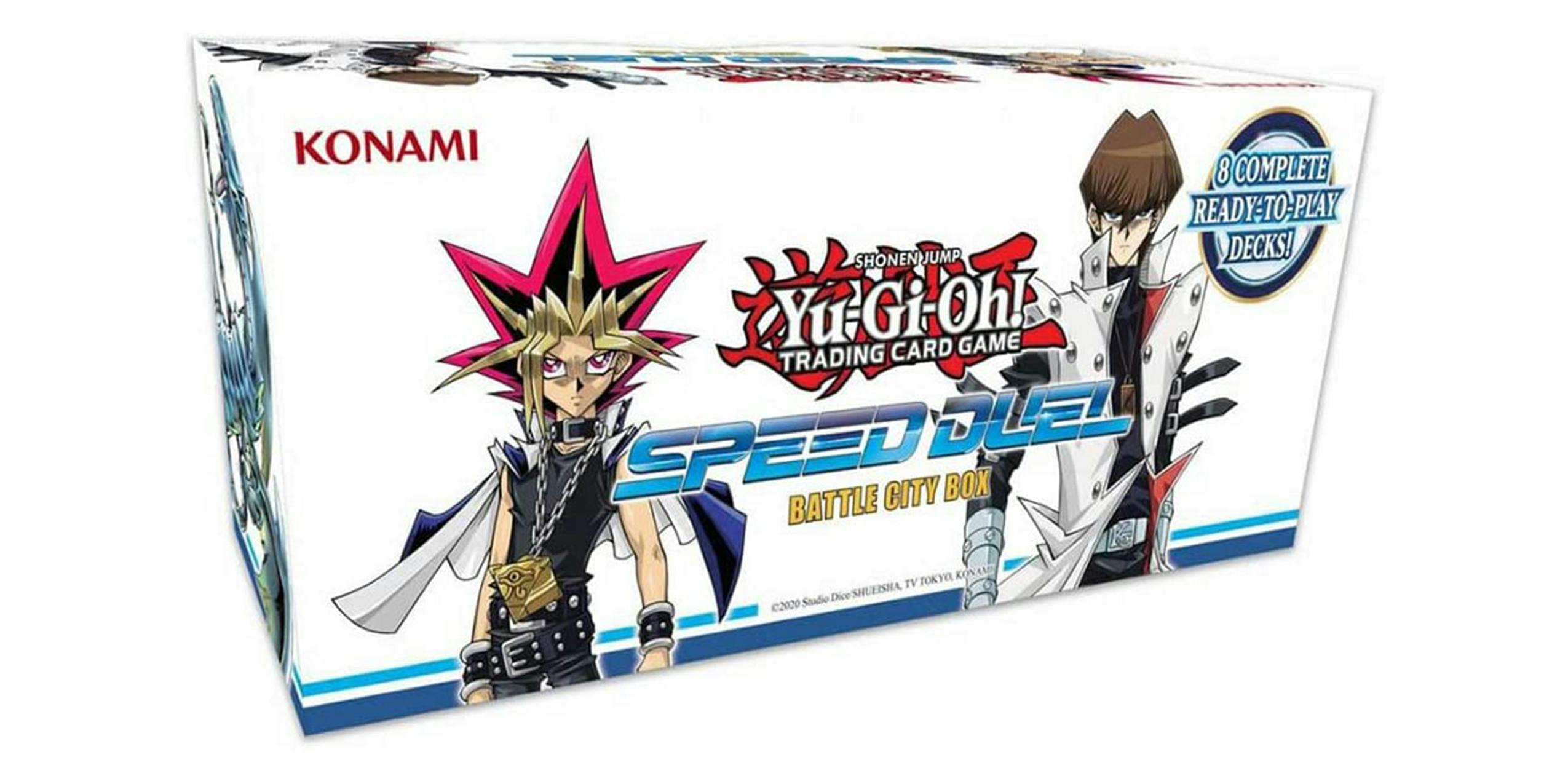 A Yu-Gi-Oh Speed Duel Battle City Speed Duel box.