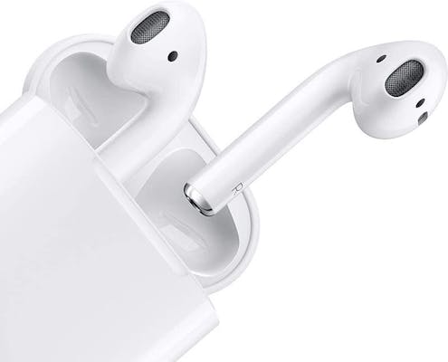 apple airpods 2nd generation, with the right set of airpods coming out of the case