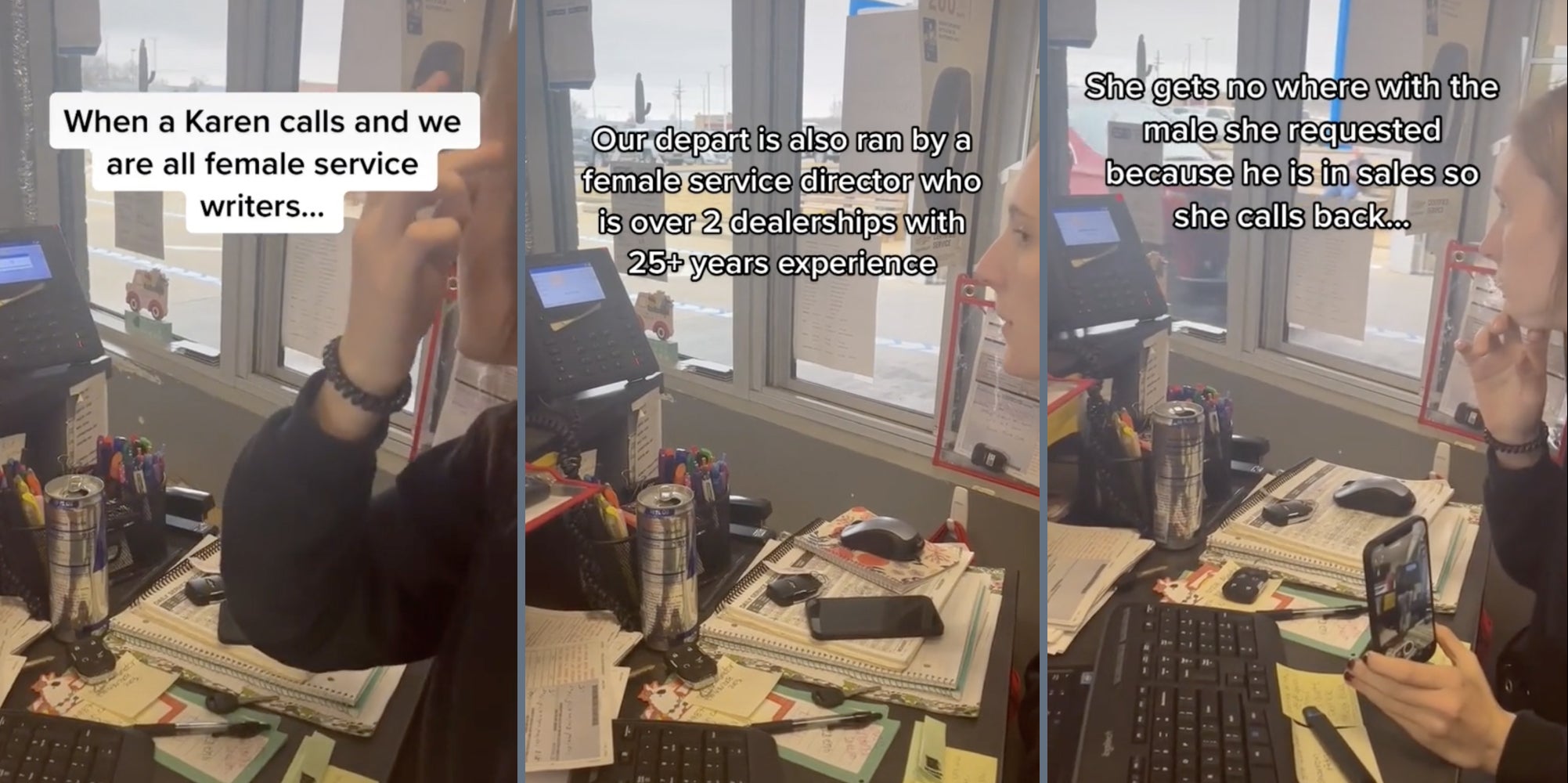 Karen Refuses to be Helped by Woman at Car Dealership