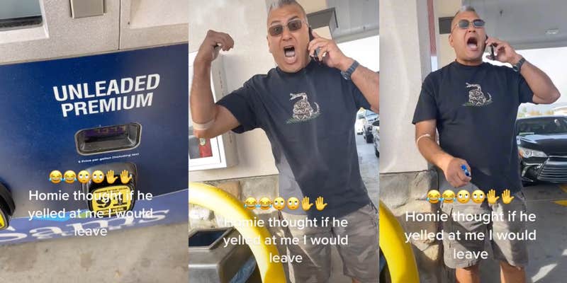 ‘Got all worked up for no reason’: Male Karen screams at TikToker, falsely accuses her of cutting line at Sam’s Club gas station ‘Got all worked up for no reason’: Male Karen screams at TikToker, falsely accuses her of cutting line at Sam’s Club gas station